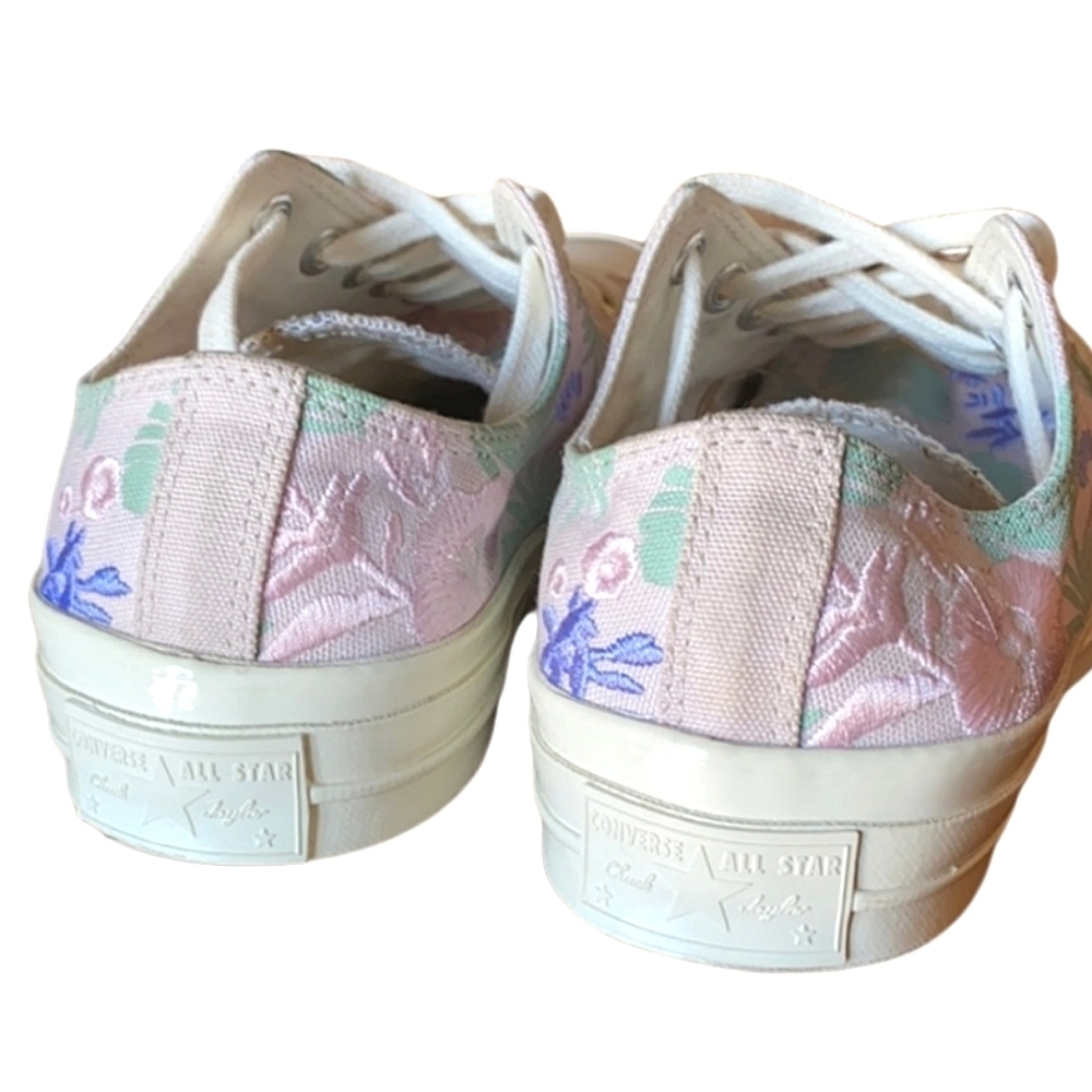 Converse All Star Floral Embroidered Chuck Taylor Palm Print - Picture 3 of 4